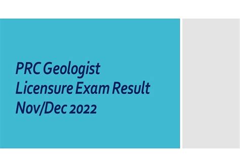 geologist licensure exam|PROFESSIONAL REGULATORY BOARD OF GEOLOGY .